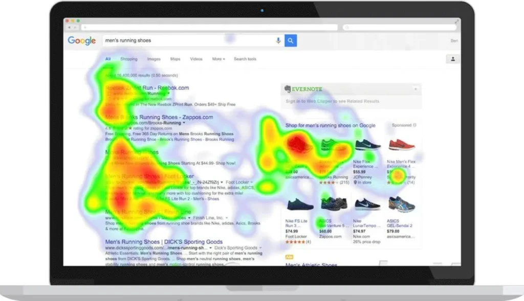 heatmap of google search